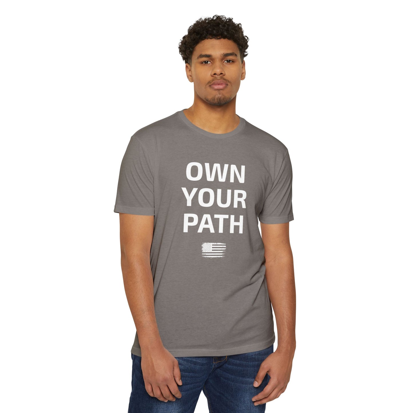 Own Your Path - Alpha United Flag Tee