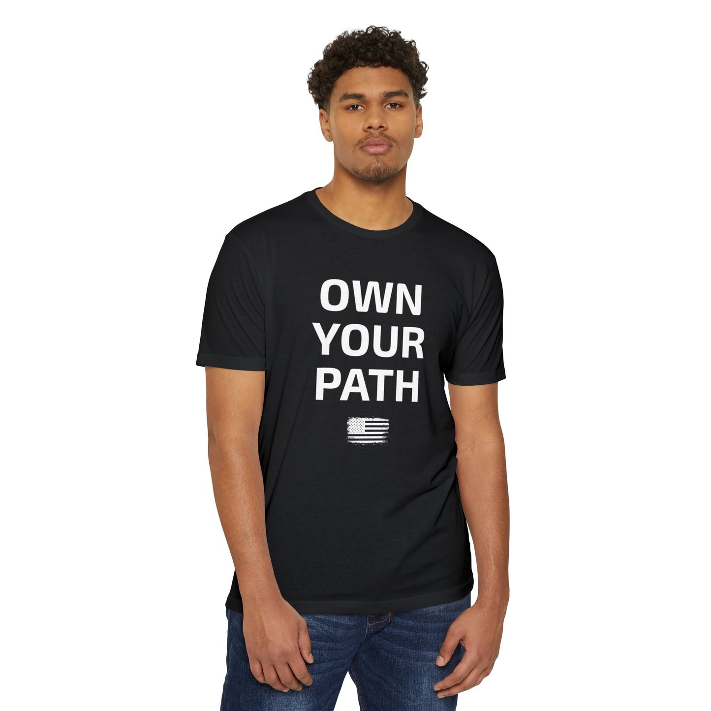 Own Your Path - Alpha United Flag Tee