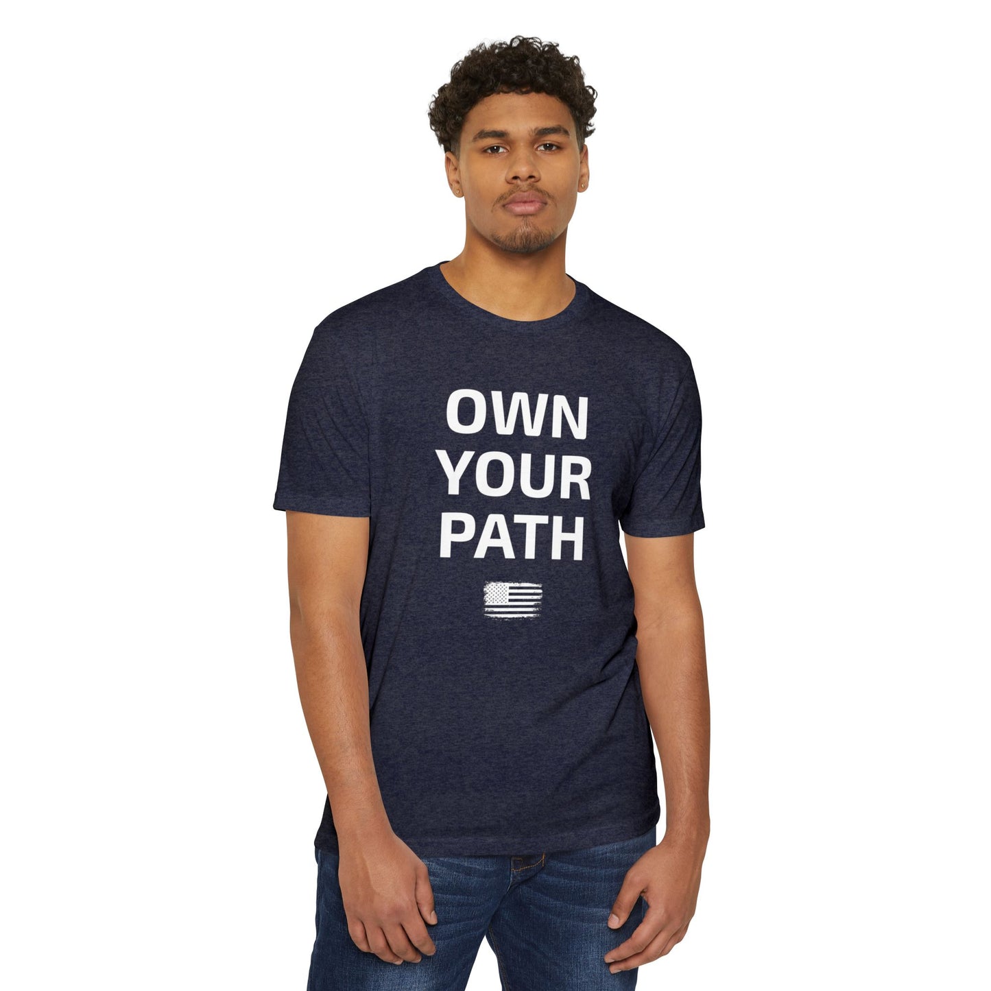 Own Your Path - Alpha United Flag Tee
