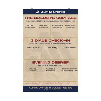 The Builder's Compass - Alpha United Bridge Series Poster