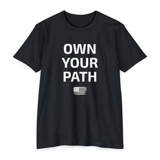 Own Your Path - Alpha United Flag Tee